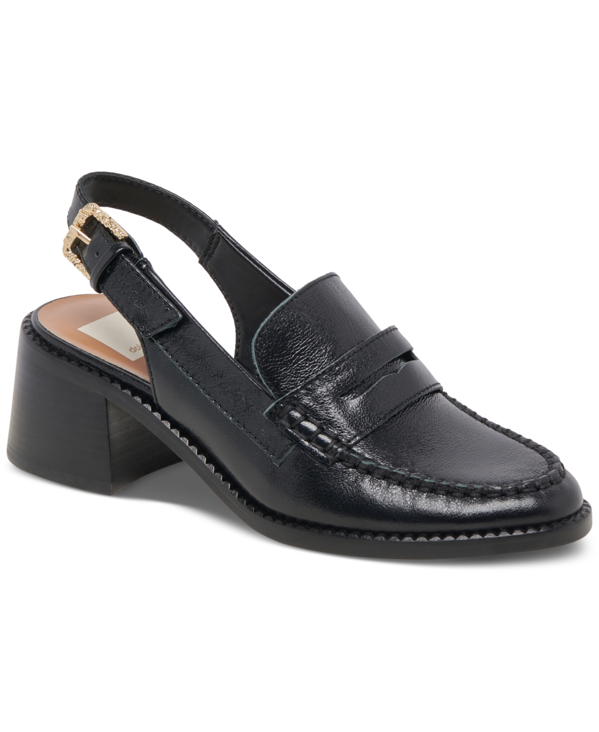 Dolce Vita Women's Hardi Block-Heel Slingback Loafer Pumps