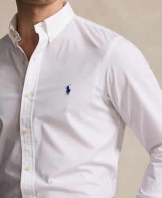 Men's Slim-Fit Stretch Poplin Shirt