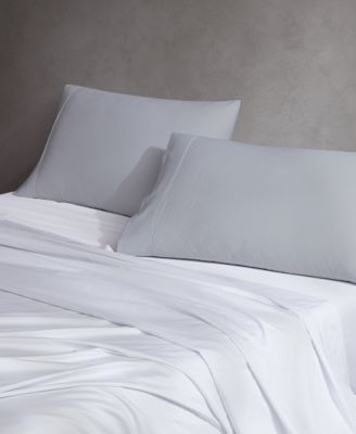400 Thread Count Wrinkle Resistant Cotton Sateen Pillowcase Pair, King