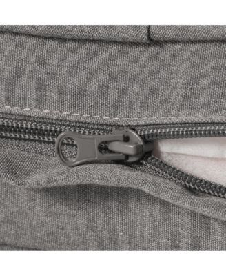 Set of 2 20" x 19" Outdoor Patio Seat Cushions Without Welt