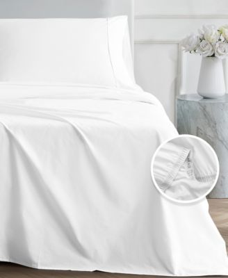 300 Thread Count 100% Cotton Sateen 4-Pc. Sheet Set, Queen