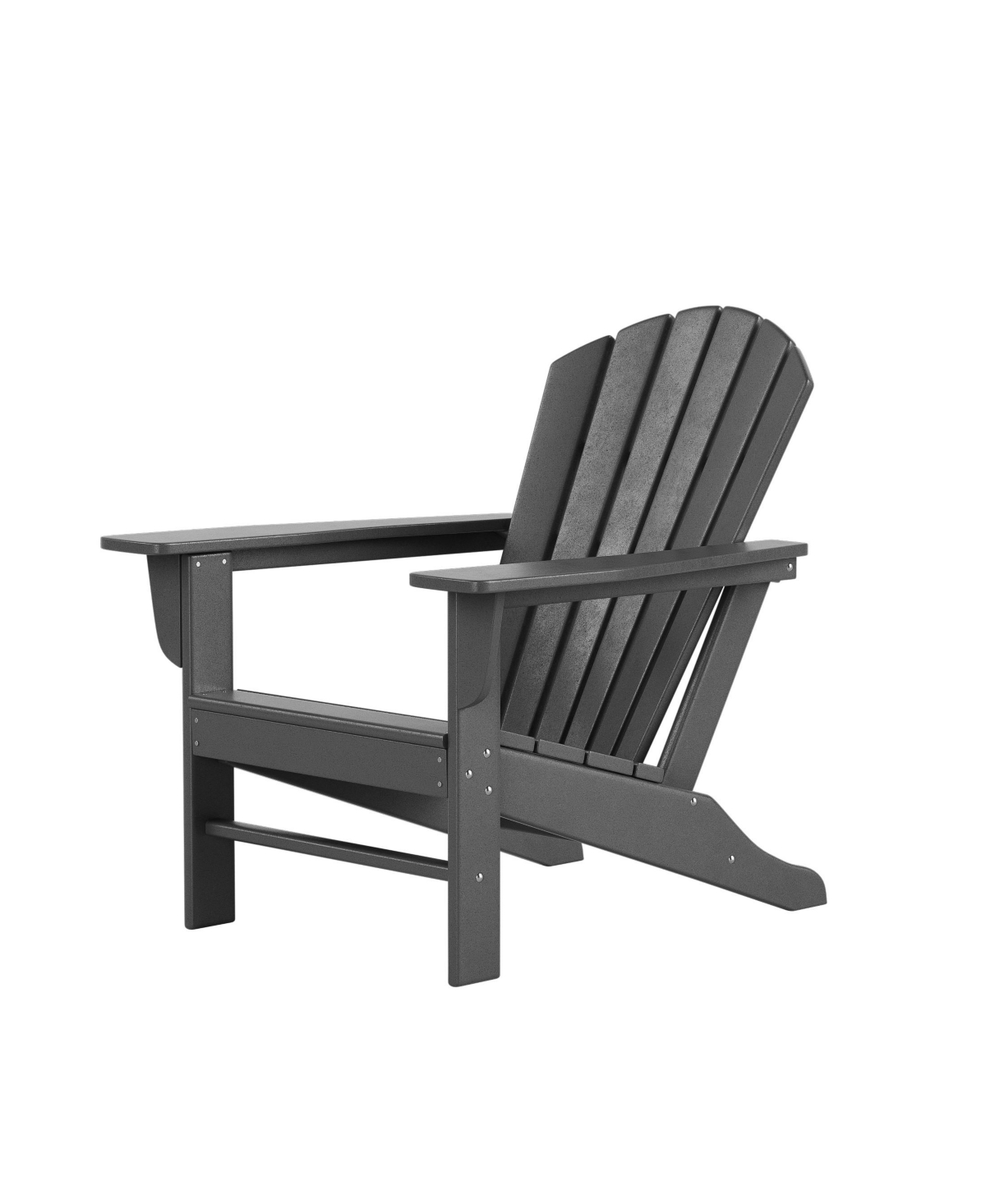 WestinTrends Outdoor Adirondack Chair with Ottoman Side Table Set