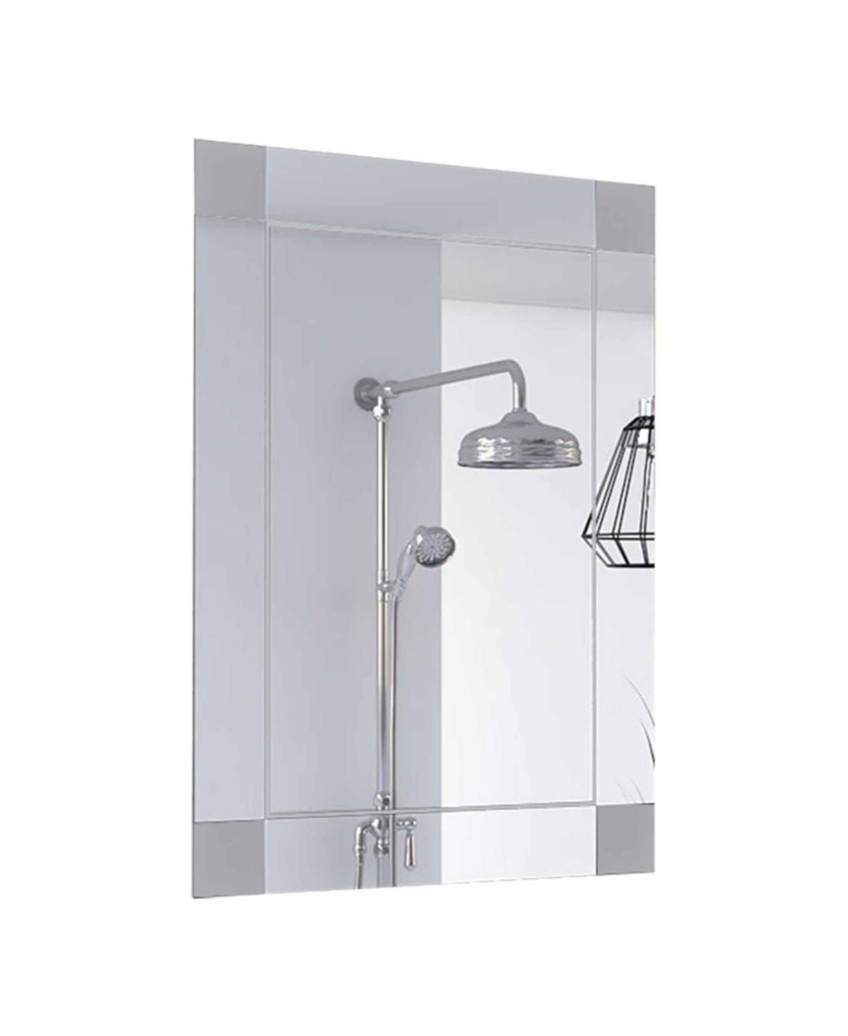 Chatham Rectangle Mirror Clear - Silver