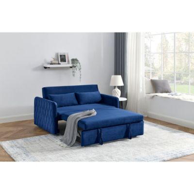 Streamdale 55" Convertible Sofa Bed with Detachable Pockets