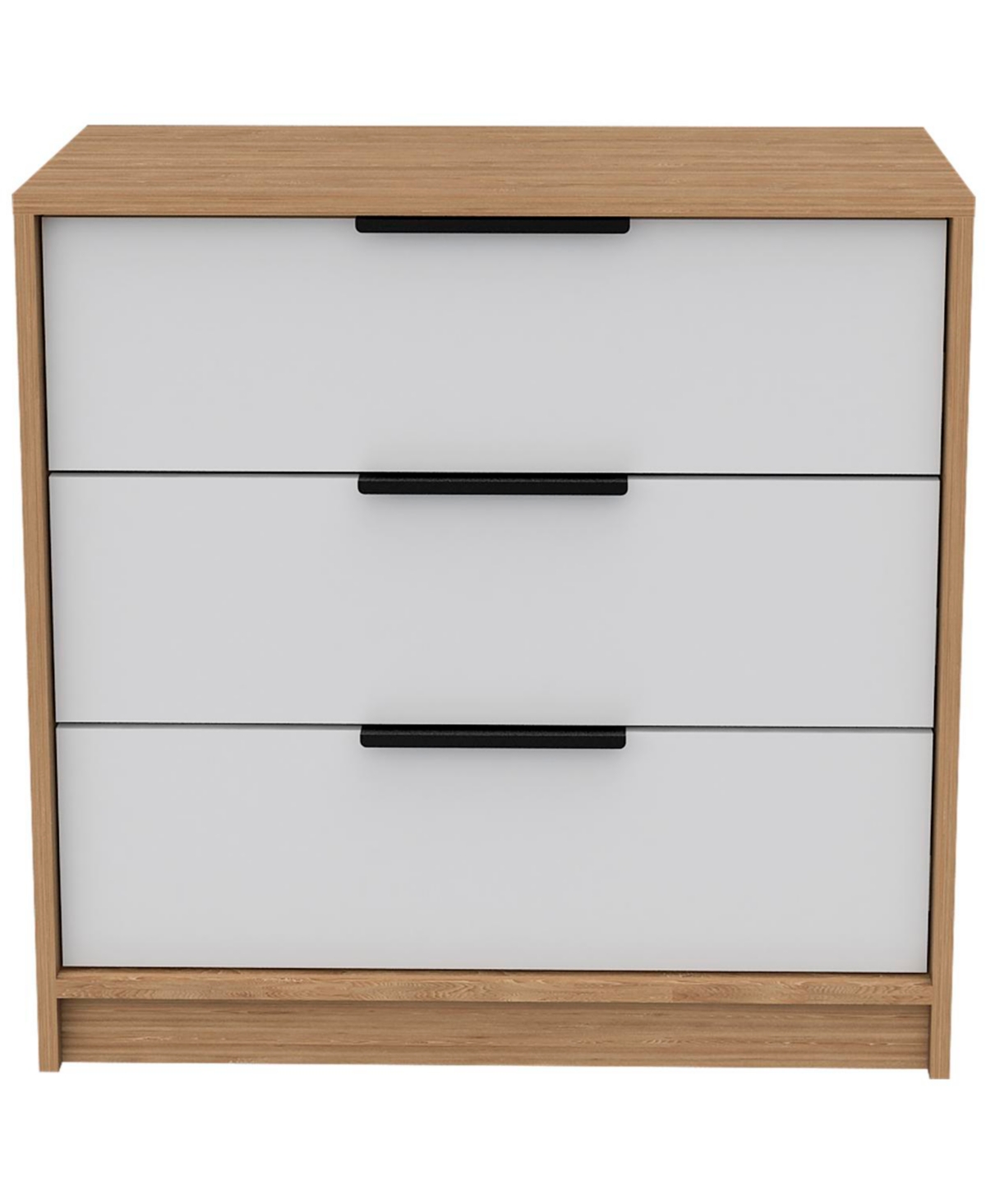 Kaia 3 Drawers Dresser, Superior Top - White Pine - Open White