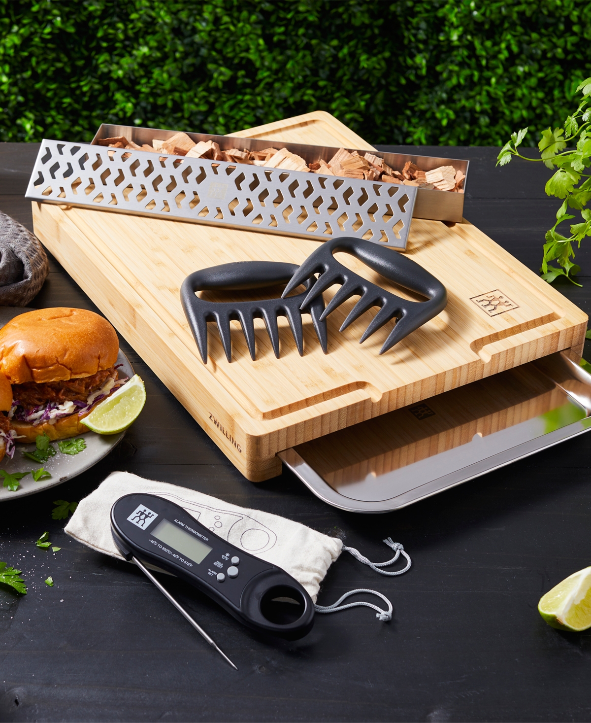 Shop Zwilling Bbq 4pc Smoker Set In Multi