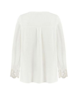 Women's Stone Embroidered Blouse
