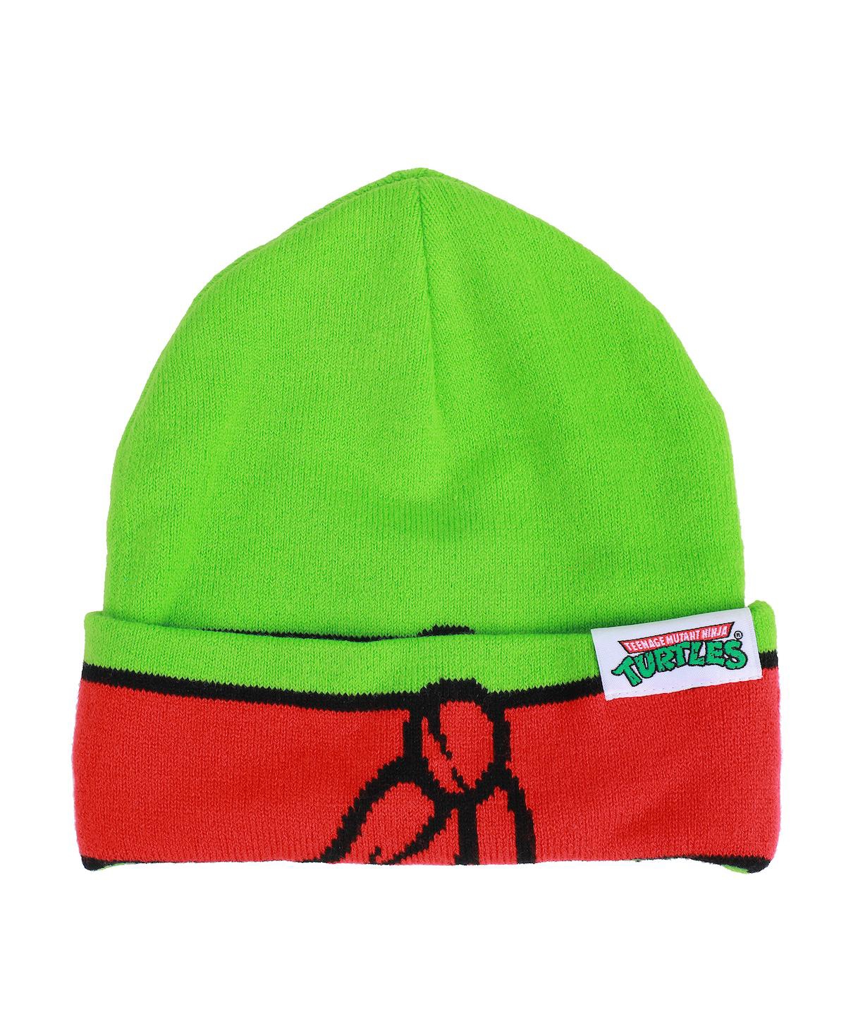 Teenage Mutant Ninja Turtles Men's Tmnt Rolldown Raph Adult Mesh EyeBeanie - Green