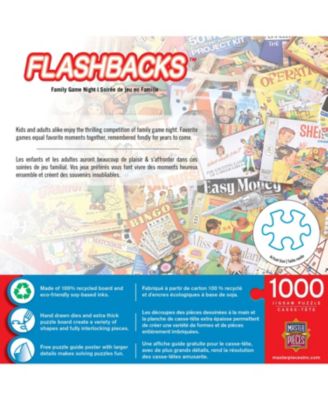 MasterPieces Flashbacks - Family Game Night 1000 Piece Jigsaw Puzzle