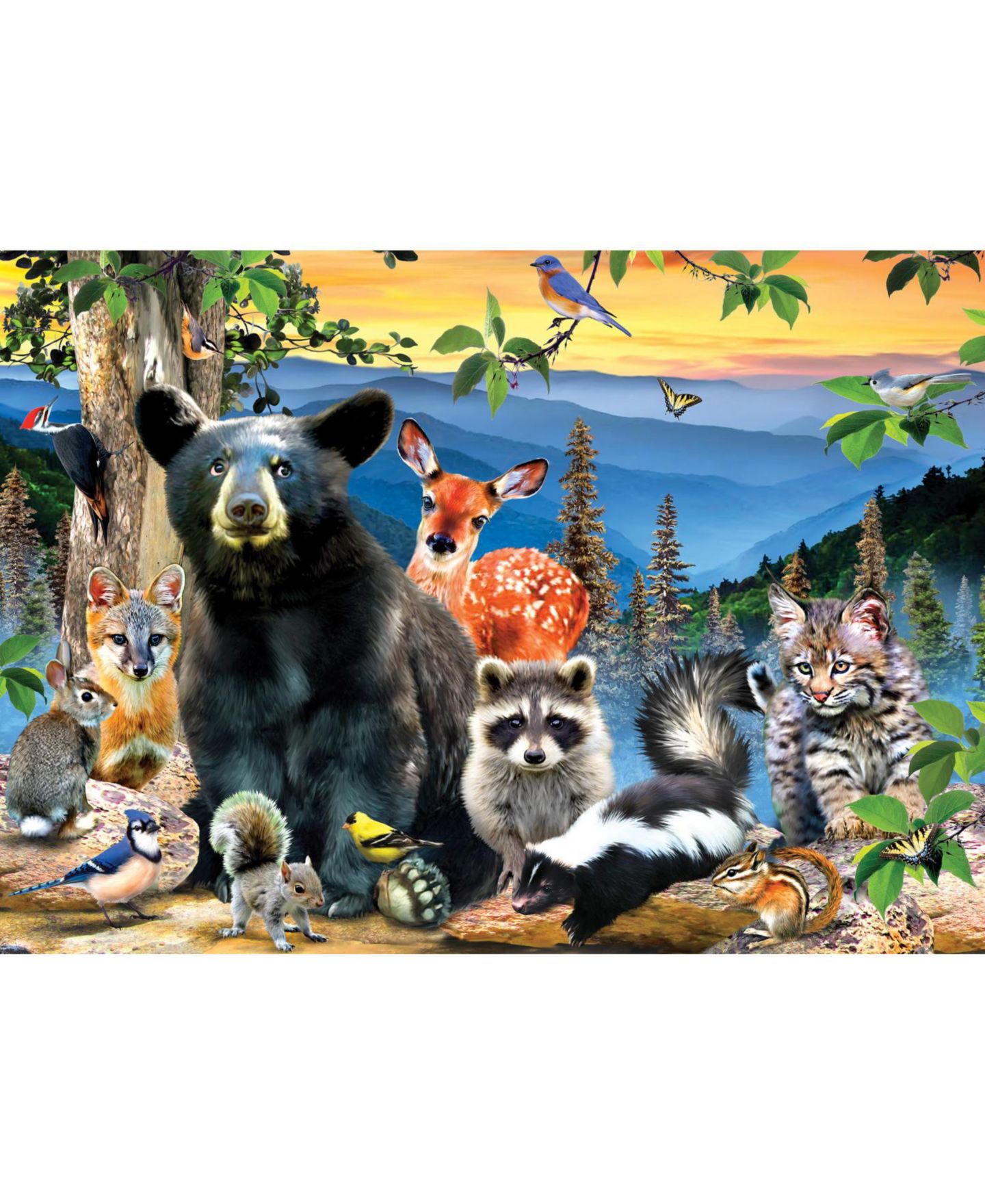 Детский пазл MasterPieces Puzzles Great Smoky Mountains National Park 500 Piece Puzzle, от 14 лет, цвет: Разноцветный — фото 2