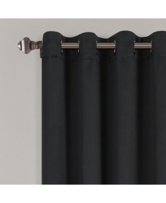 Insulated Grommet Blackout Linen Window Curtain Panel