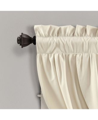 Lucia Window Valance - Kitchen and Bath Window - Single Panel