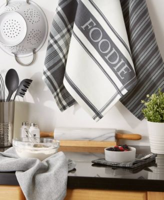 Everyday Collection Foodie Kitchen Set, Dishtowel Dishcloth, Mineral, 5 Piece