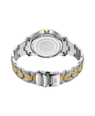 Men's Jet Setter GMT Multi 18K Gold-Plated Stainless Steel Bracelet Watch 46mm