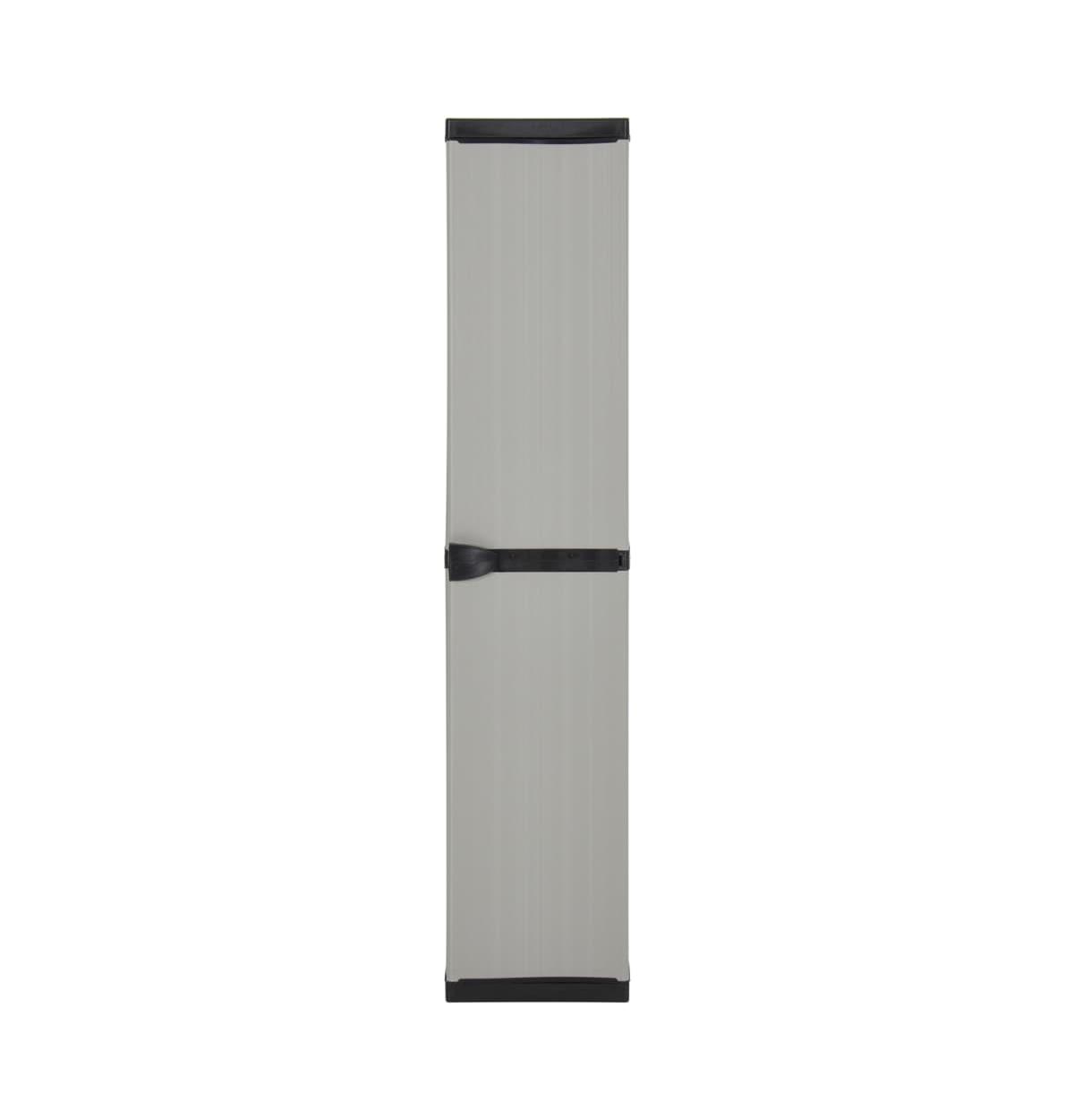 vidaXL Garden Storage Cabinet with 3 Shelves& Black 13.4