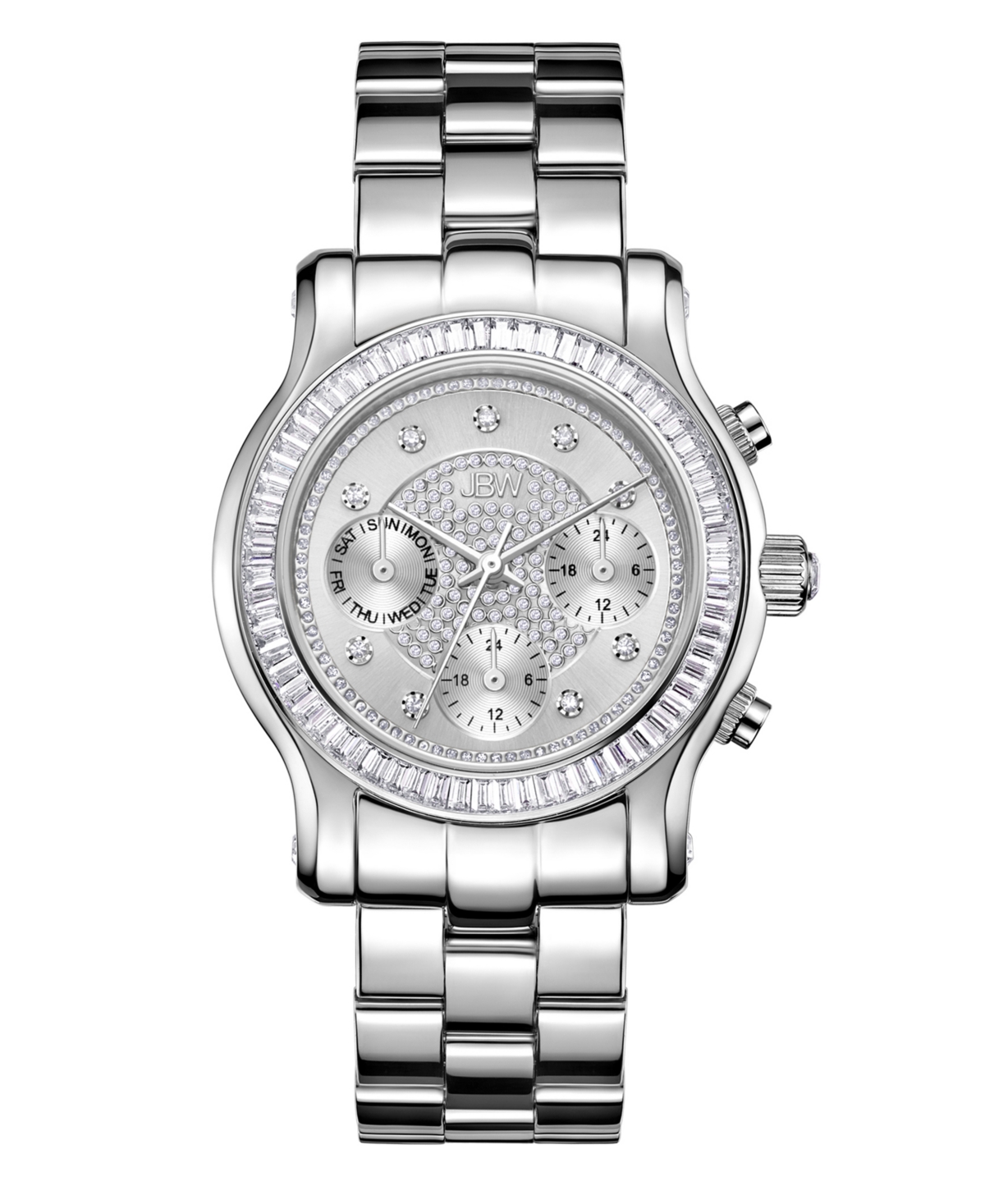 Women's Laurel Diamond (1/10 ct.t.w.) Stainless Steel Watch - Silver