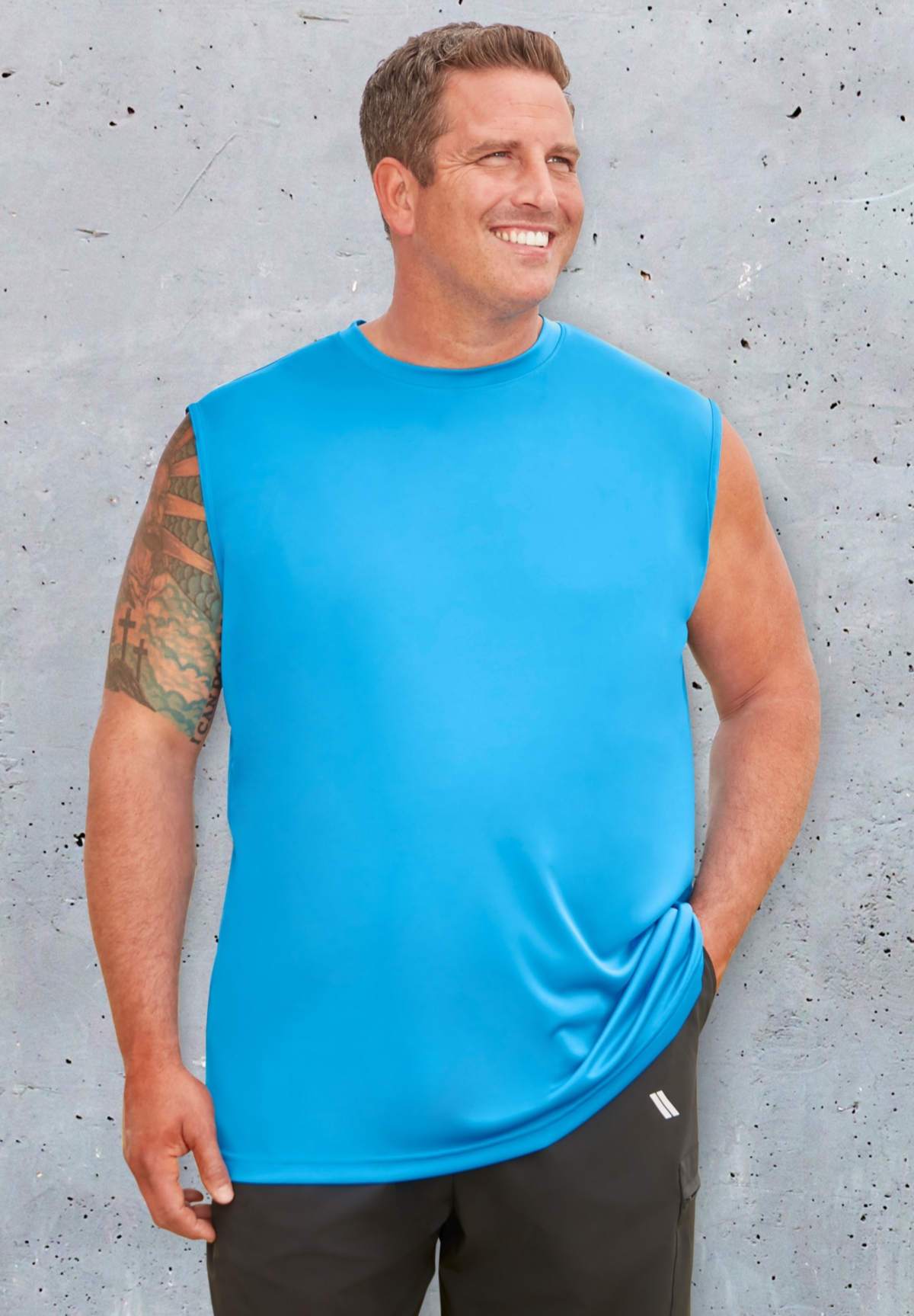 KingSize Big & Tall No Sweat Muscle Tee