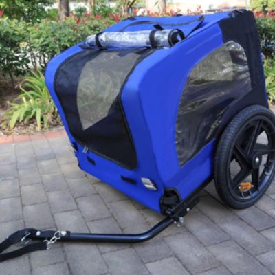 Streamdale Blue Air Wheel Pet Bike Trailer for Dogs