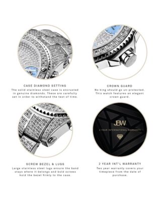 Men's Jet Setter Diamond (2 ct.t.w.) Stainless Steel Watch