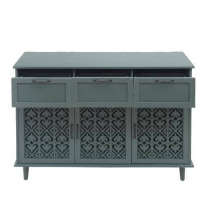 Versatile 3-Door Cabinet for Bedroom or Living Spaces