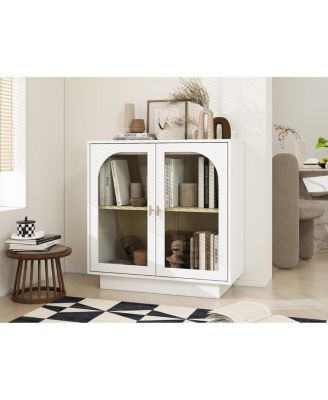 Streamdale Storage Cabinet With Acrylic Door For Living Room, Dining Room, Study