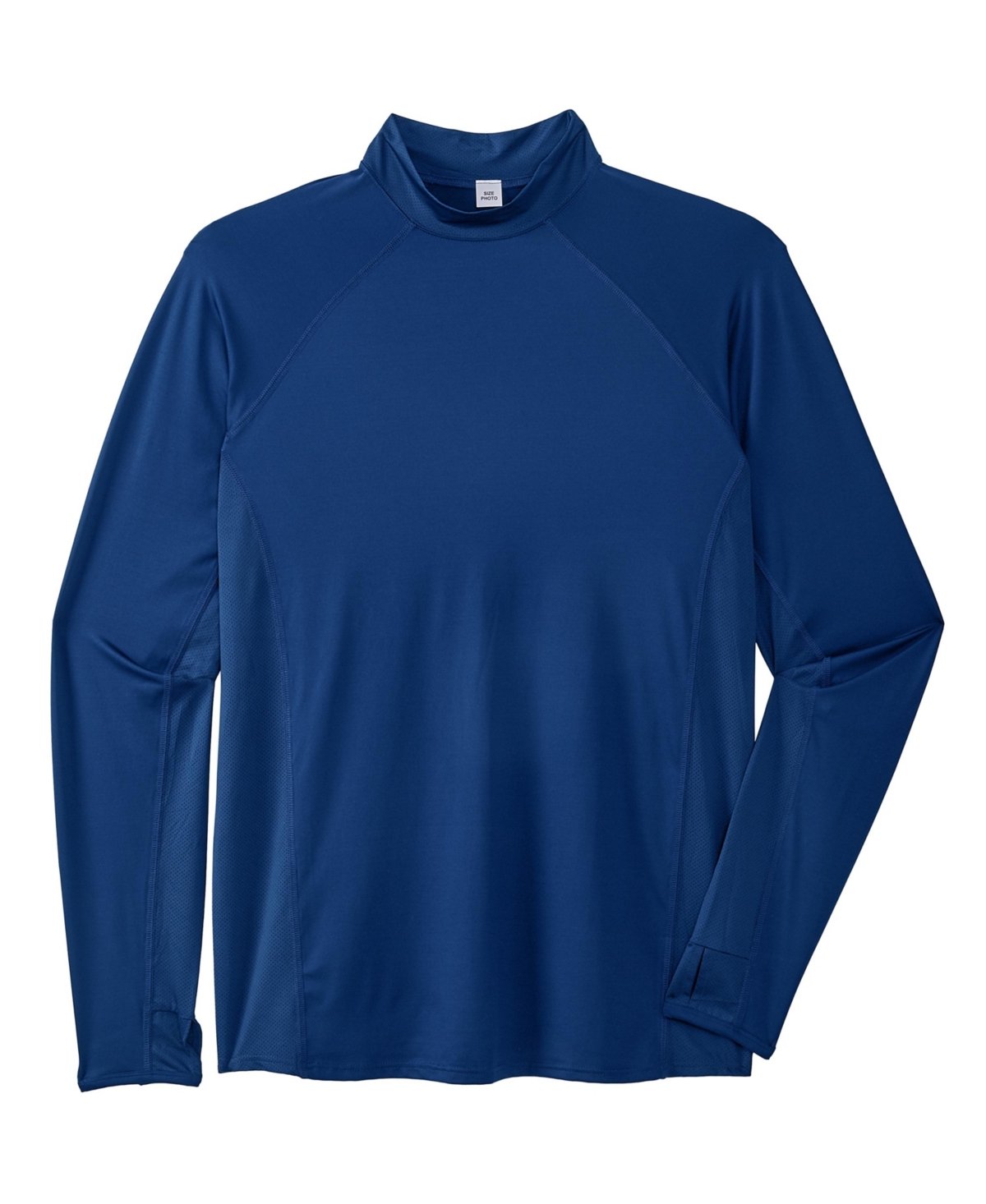 Big & Tall Mock Neck Base Layer ShirtKs Sport - Midnight navy