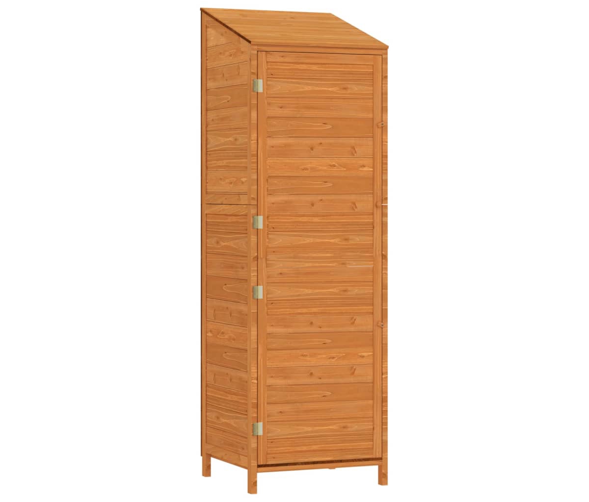 Garden Shed Brown 21.7"x20.5"x68.7" Solid Wood Fir - Brown