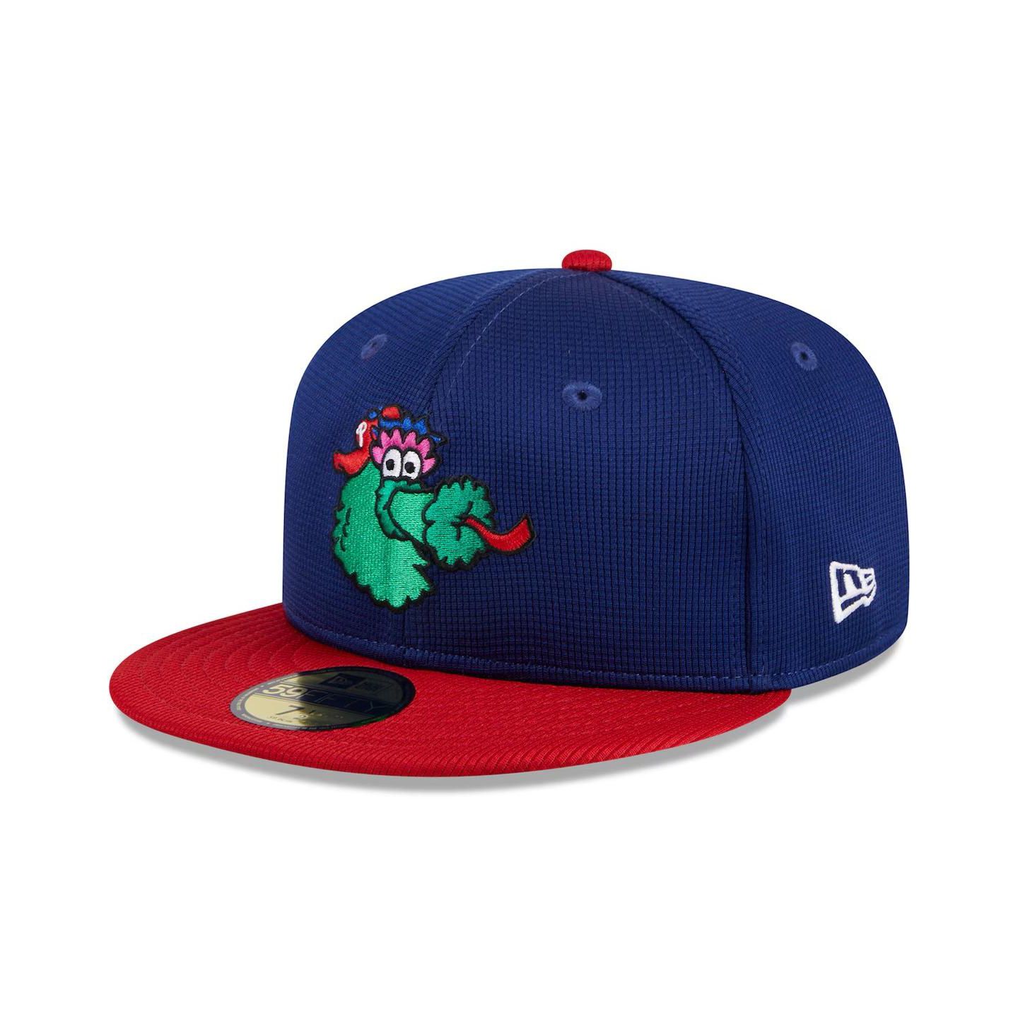 Мужская бейсболка New Era Philadelphia Phillies 2024 Batting Practice 59FIFTY Fitted, Navy — фото 1