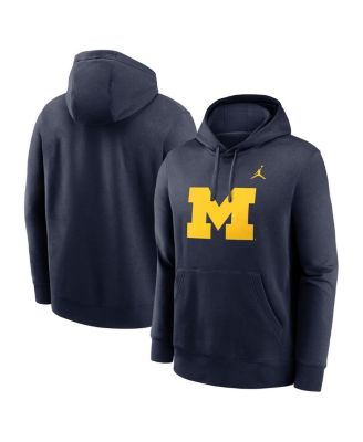 Men's Michigan Wolverines Primetime Evergreen Club Fleece Pullover Hoodie