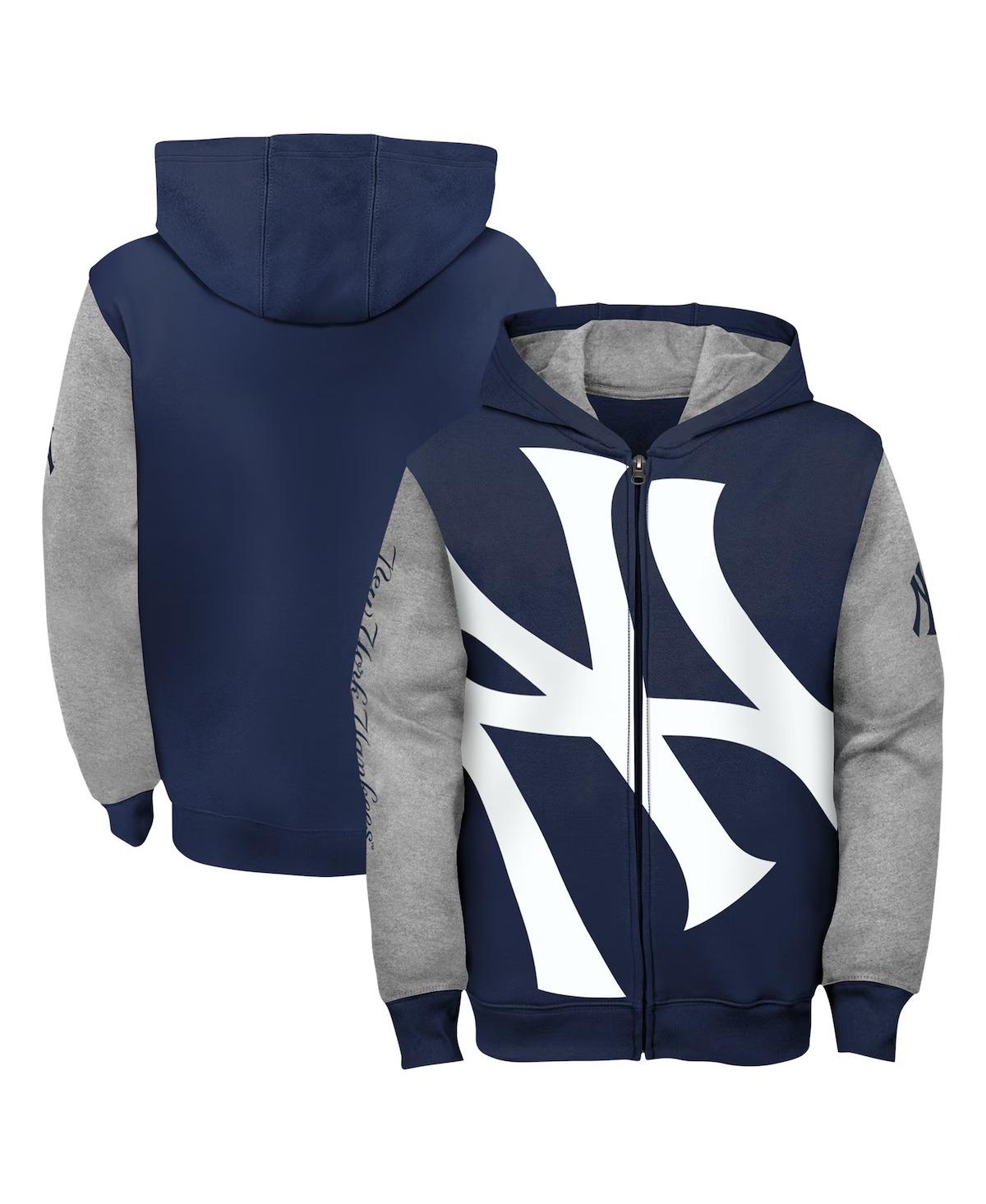 Outerstuff Toddler Navy New York Yankees Postcard Full-zip Hoodie In No Color