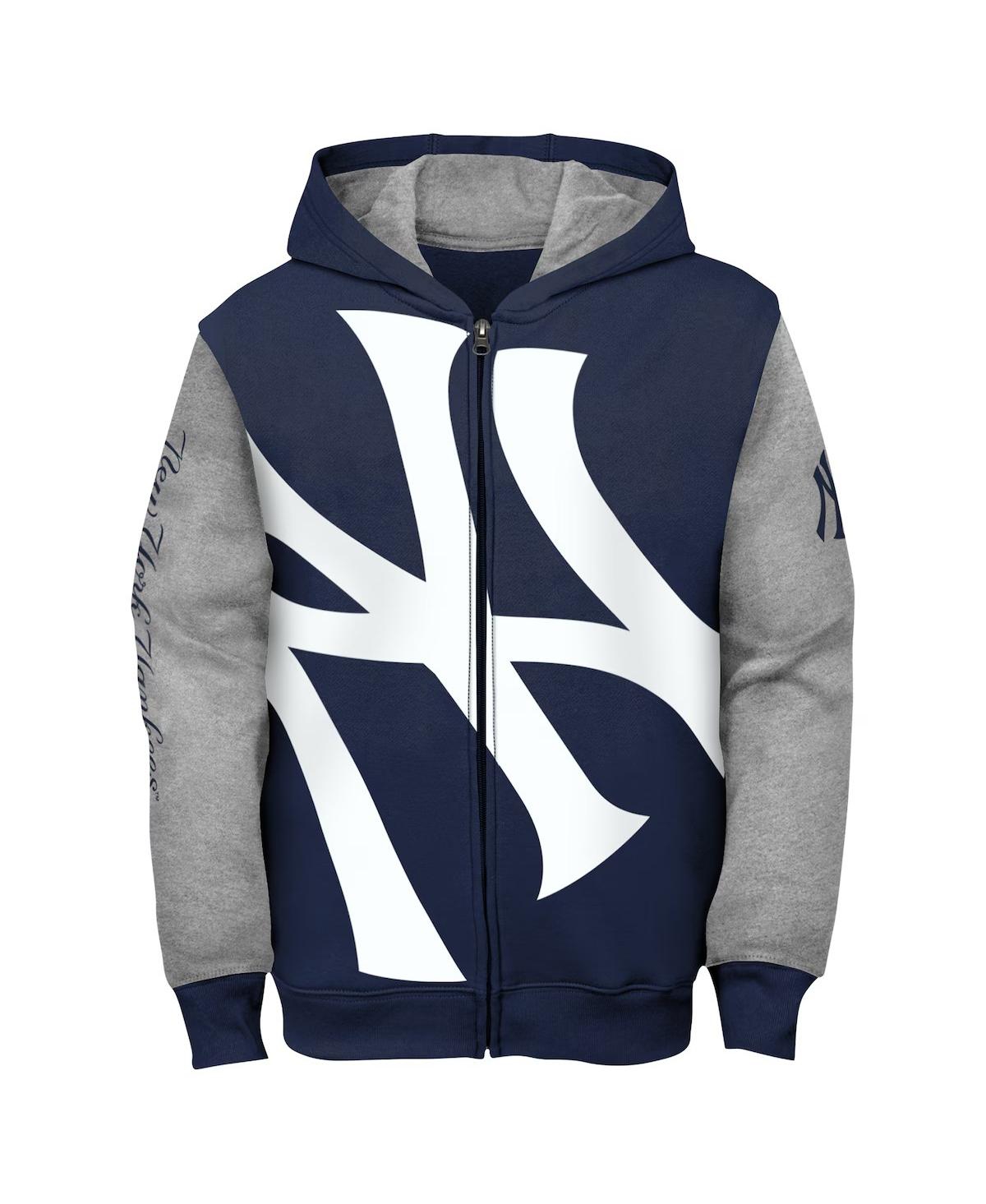 Outerstuff Toddler Navy New York Yankees Postcard Full-Zip Hoodie