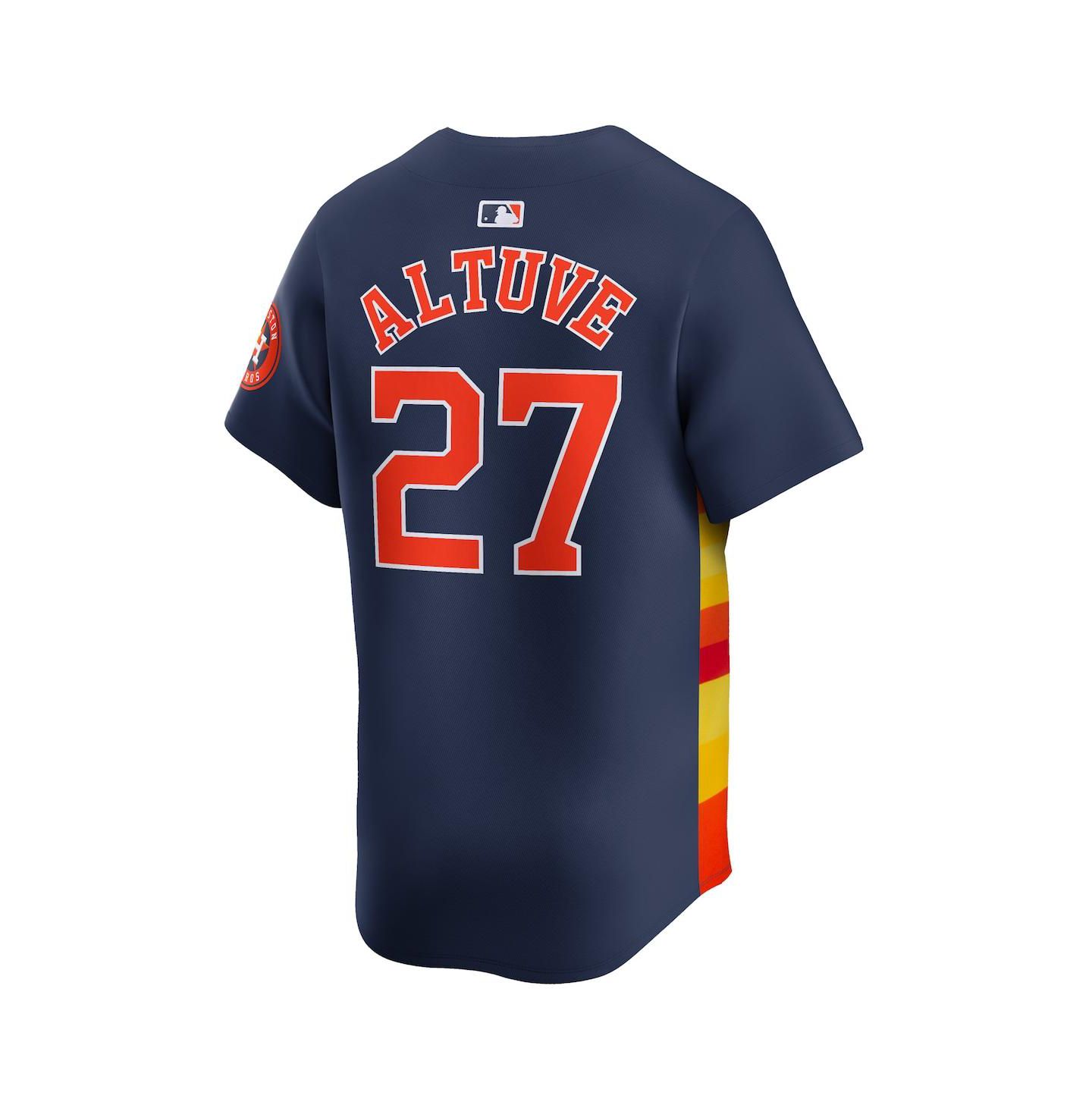 Мужской топ Nike Jose Altuve Orange Houston Astros Alternate Limited Player Jersey — фото 3