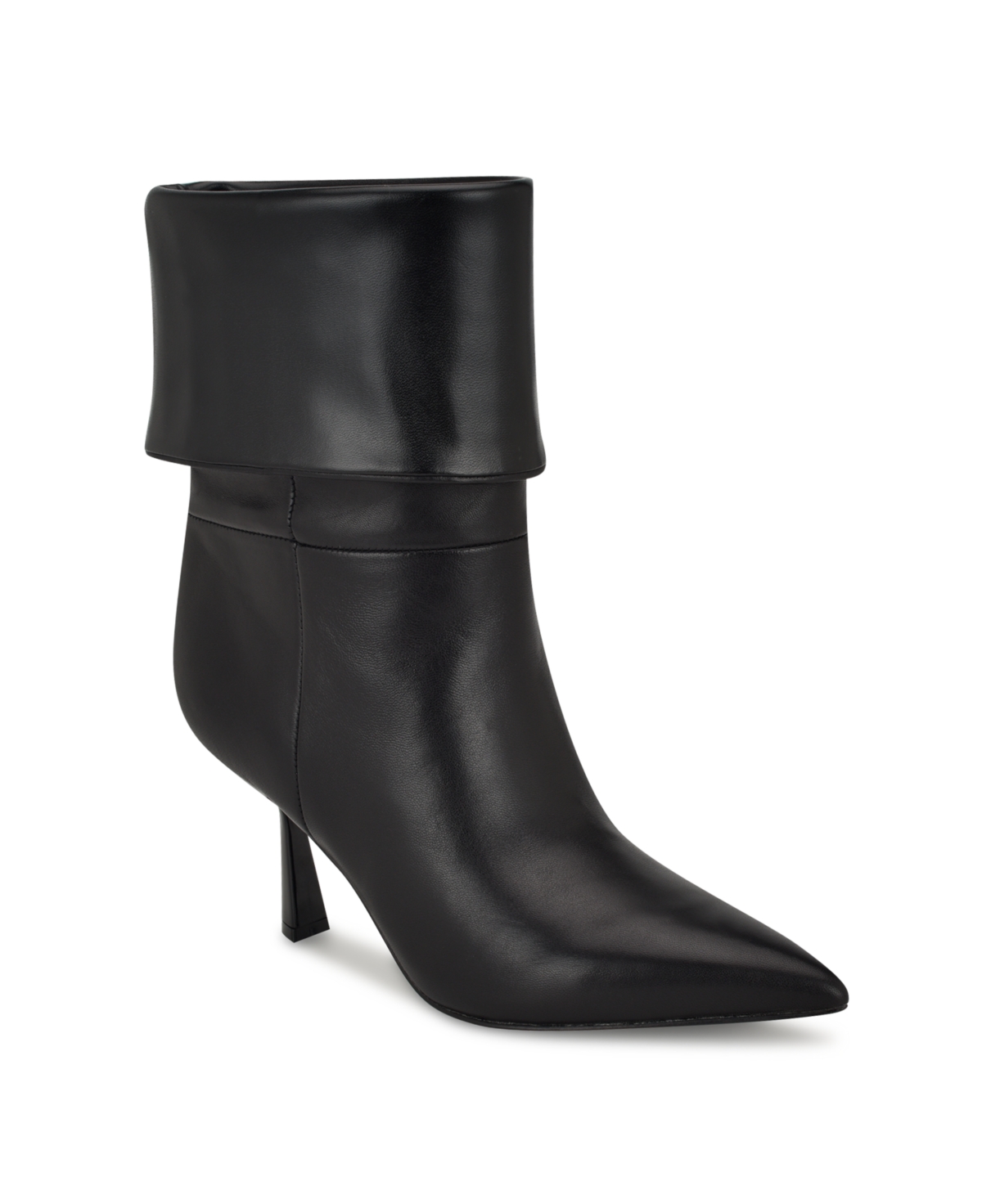 Women's Bayli Pointy Toe Stiletto Heel Dress Booties - Black Leather