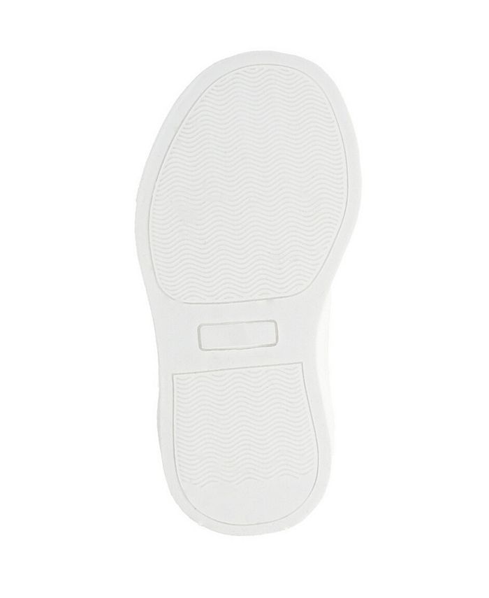 Vince Camuto Toddler Girl #39 s Court Sneaker with Glitter Embossed Crest