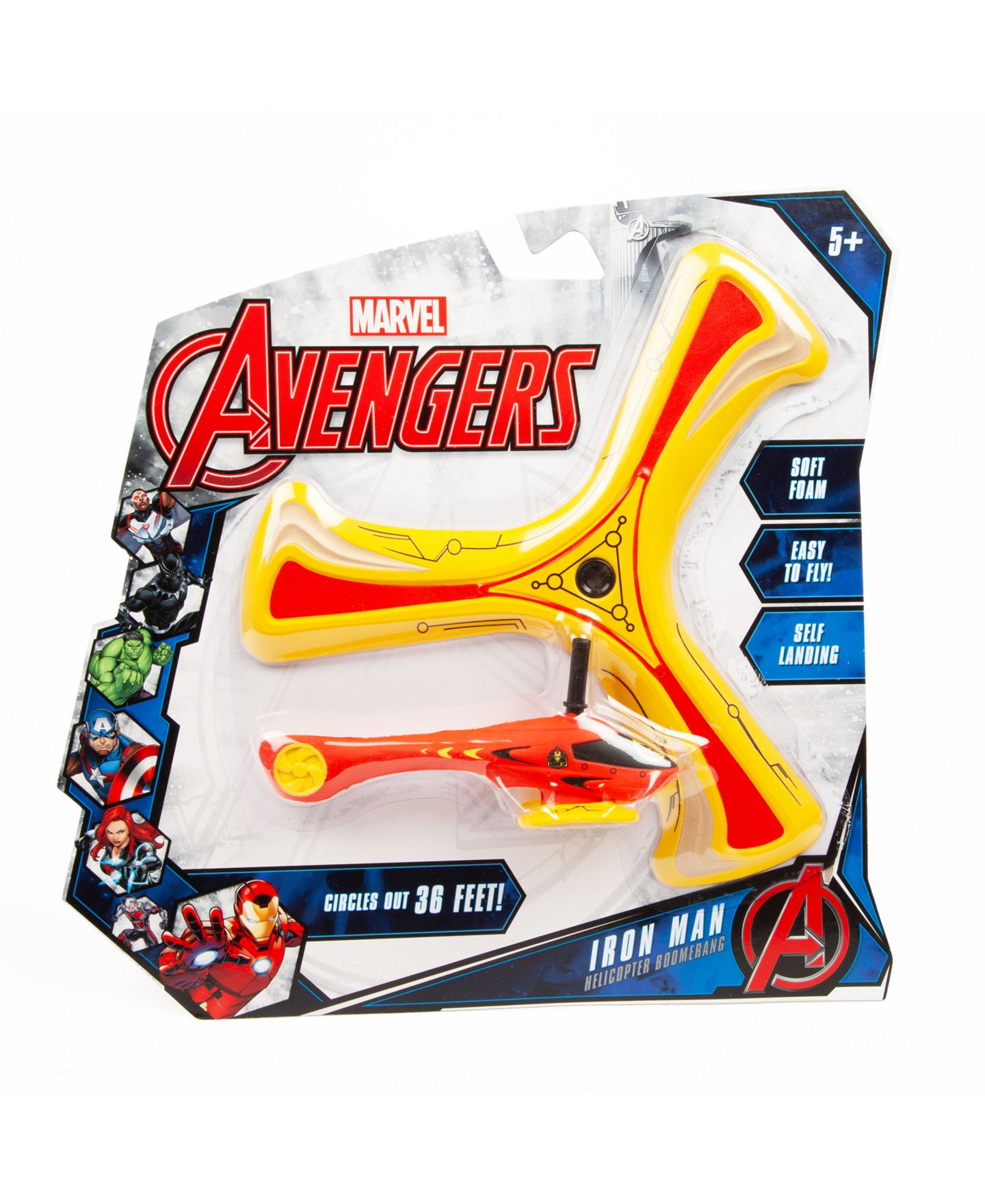 Детская игрушка World Tech Toys Iron Man Remote Control Helicopter Boomerang — фото 3