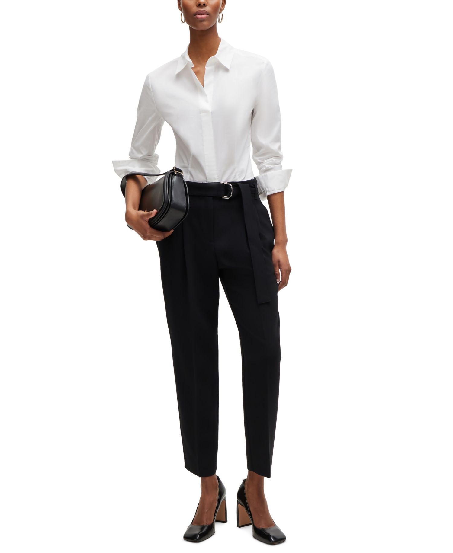 BOSS by Women's Slim-Fit Blouse