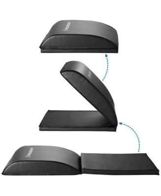 Ab Exercise Mat with Tailbone Pad - Sit Up Pad - Abdominal & Core Trainer Wedge