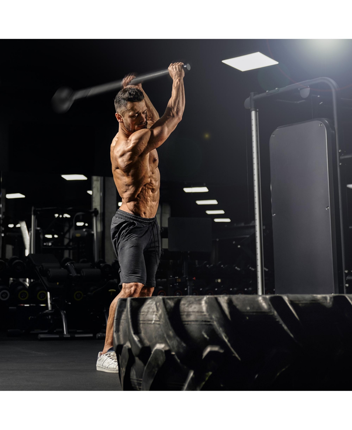 Philosophy Gym Steel Mace Bell 5 Lb, Mace Club for Strength Training, Functional Full Body Workouts