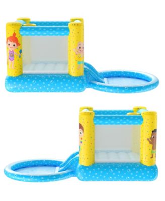 World Tech Toys Moonbug Cocomelon Inflatable Bouncer with Slide Pool