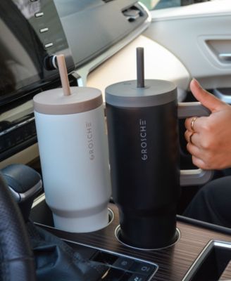 40oz Insulated Tumbler with Straw and Handle