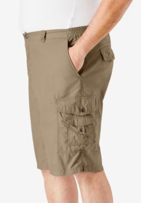 Big & Tall 10" Side Elastic Canyon Cargo Shorts
