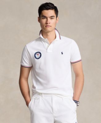 Polo Ralph Lauren - Men's Team USA Custom Slim-Fit Mesh Polo Shirt