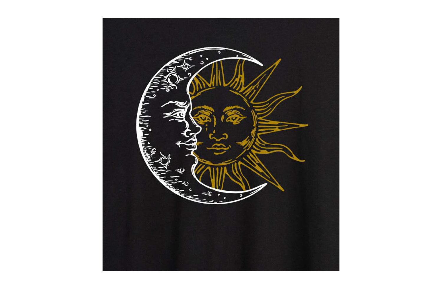 Trendy Juniors Sun Moon Graphic Oversized Tee