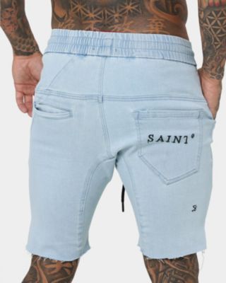 Men's United Distressed Biker Shorts