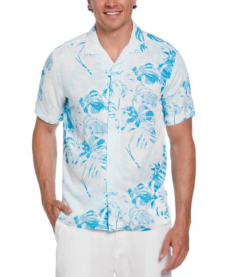 Cubavera - Men's Palm-Print Shirt