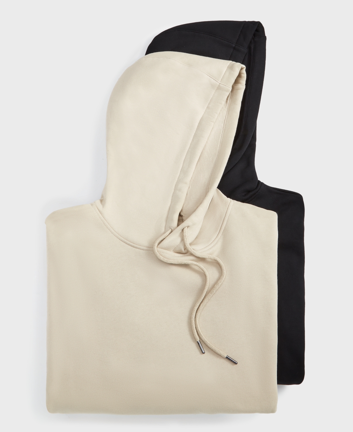 Mode Of One Men's Relaxed-fit Fleece Hoodie, Created For Macy's In Dark Ecru