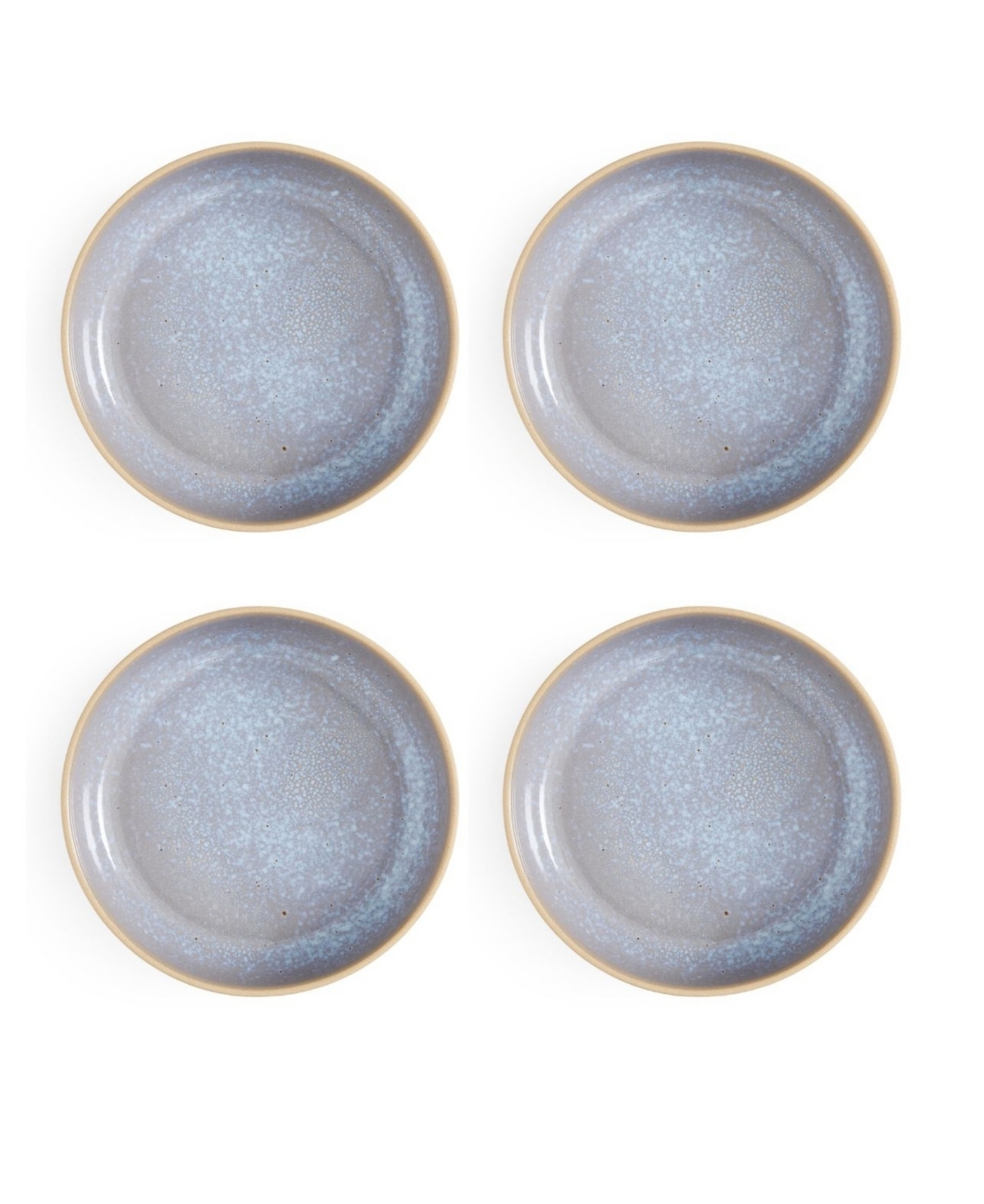 Portmeirion Minerals Low Bowls, Set Of 4 In Aquamarine