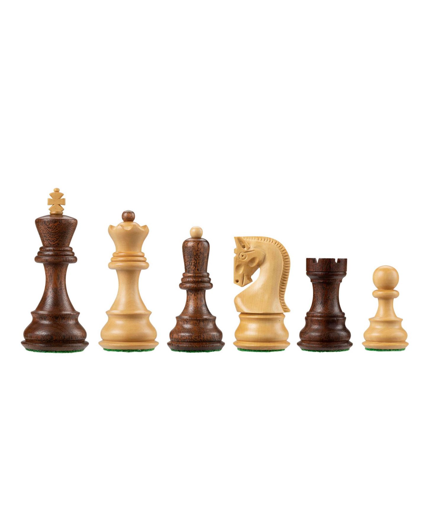Шахматный набор Bobby Fischer Zagreb турнирный из акации и самшита, 32 фигуры, от 14 лет, цвет: Acacia And Boxwood — фото 1