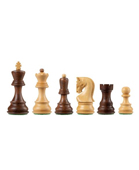 Шахматный набор Bobby Fischer Zagreb турнирный из акации и самшита, 32 фигуры, от 14 лет, цвет: Acacia And Boxwood