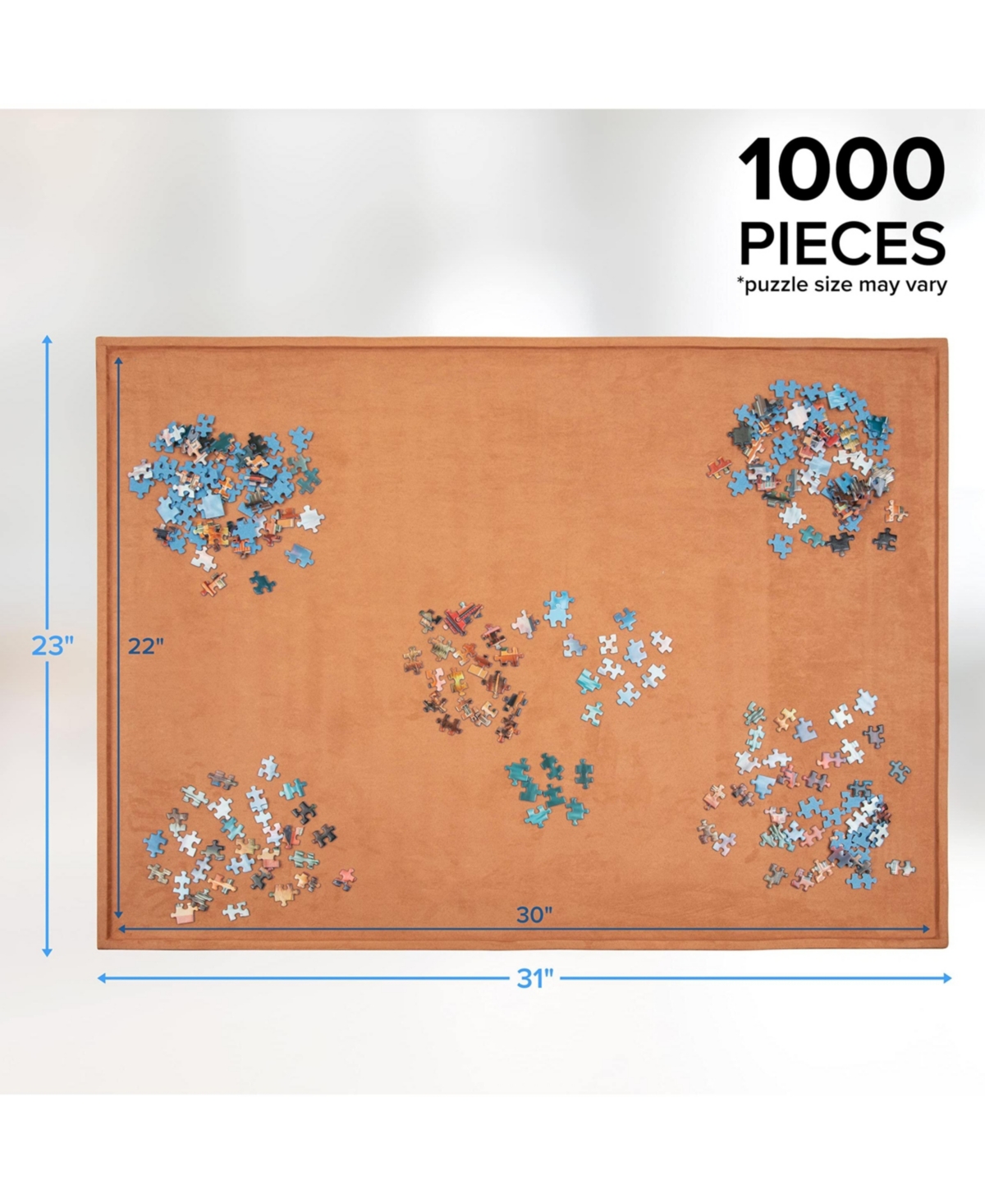 Jumbl 1,000-Pieces Puzzle Board, 22 x 30